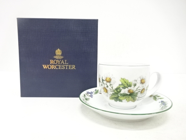 Royal Worcester　ロイヤルウースター　ハーブス　カップ＆ソーサー　洋食器